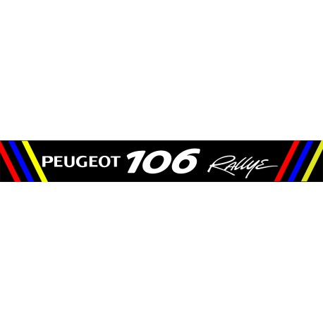 Bandeau Pare-Soleil Peugeot 106 Rallye