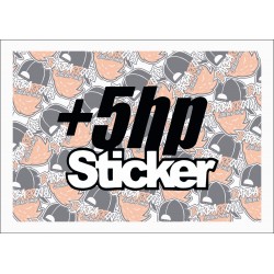 +5 HP STICKER
