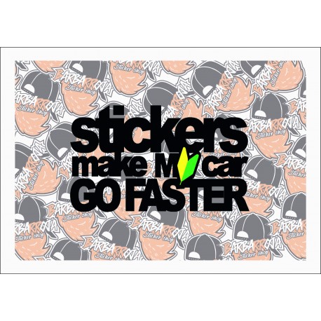 STICKERS MAKE MY CAR GO FASTER STICKERS MAKE MY CAR GO FASTER