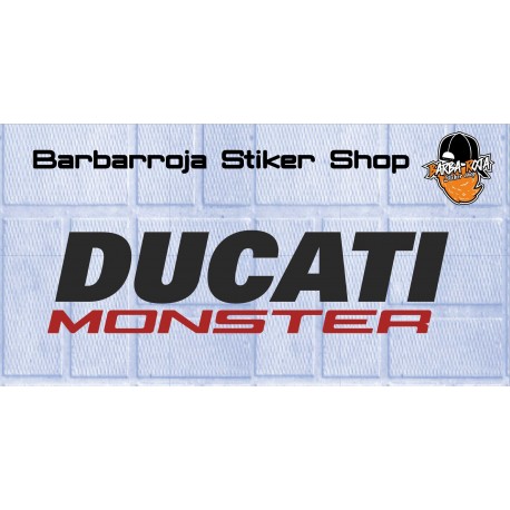 Adhesivo Ducati Monster