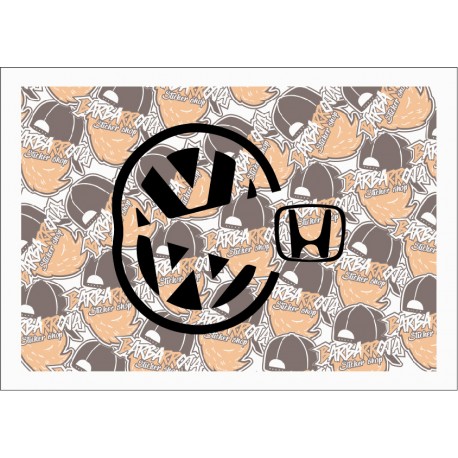 VOLKSWAGEN PAC MAN EATING HONDA