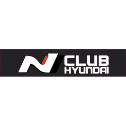 TAPA MATRICULAS N CLUB HYUNDAI.