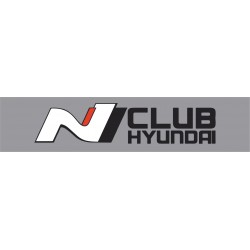 TAPA MATRICULAS N CLUB HYUNDAI.