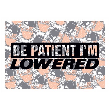 Be Patient Im Lowered