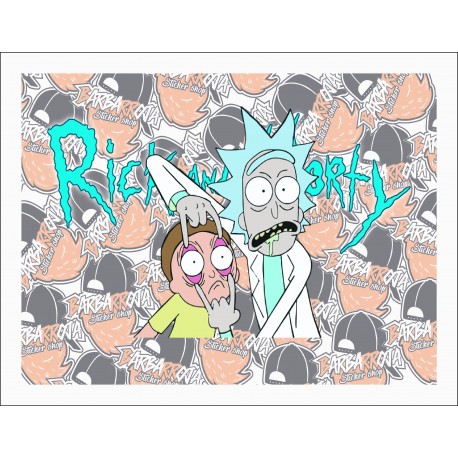 STICKER RICK Y MORTY STICKER RICK Y MORTY