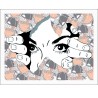 STICKER OJOS ANIME