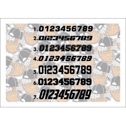 Numeros para dorsal personalizados