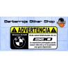 Pegatina advertencia bmw e30