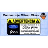 Pegatina advertencia ford focus